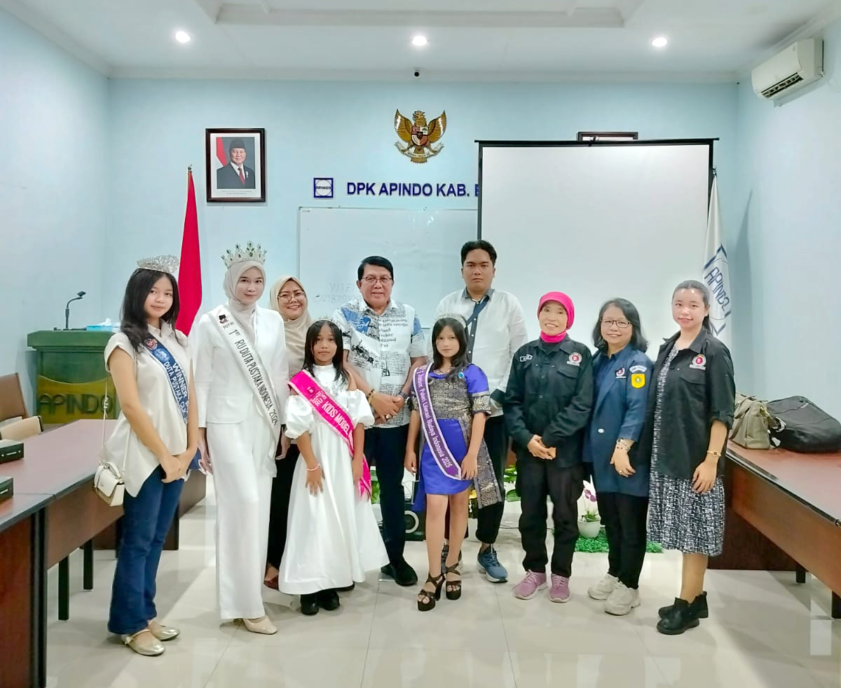 Audiensi Pengurus dan Model Yayasan Romasenta Gallery ke Graha DPK APINDO Kabupaten Bogor.